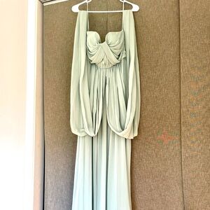 Birdy Grey Convertible Grace Dress (Chiffon Sage, Size Medium)